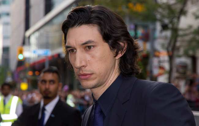 Adam Driver at the premiere of While We're Young