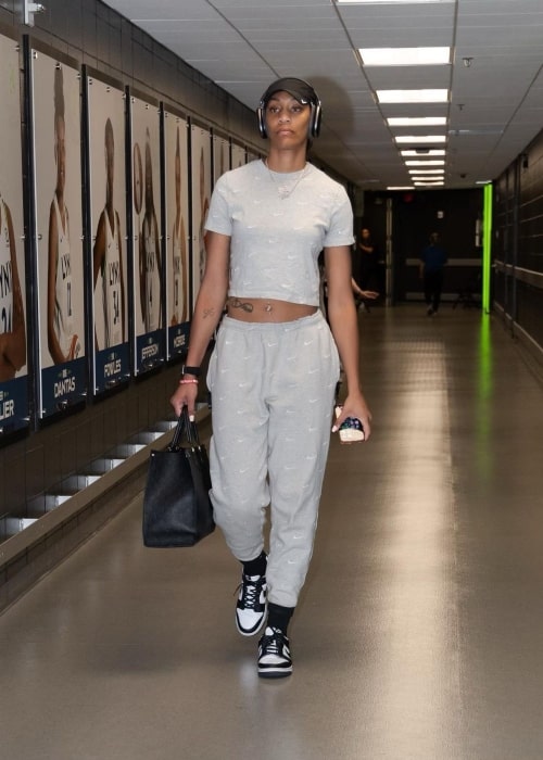 A'ja Wilson as seen in a picture that was taken in July 2022