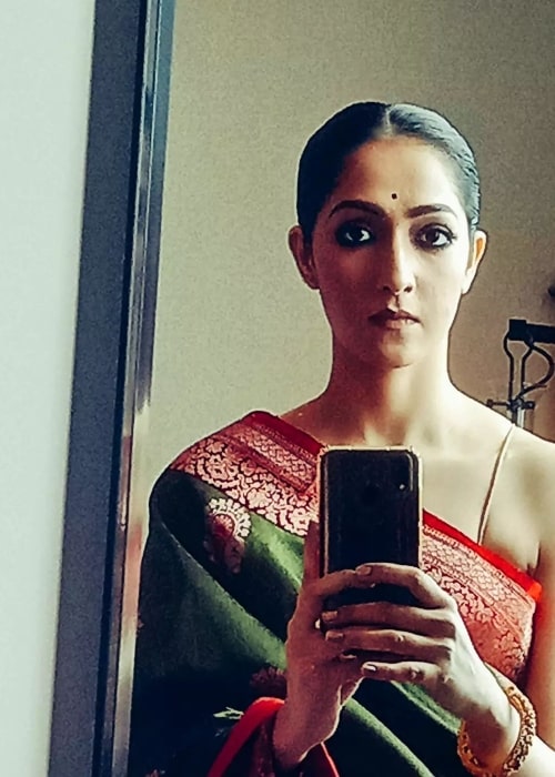 Amrita Chattopadhyay as seen in a selfie that was taken in January 2023