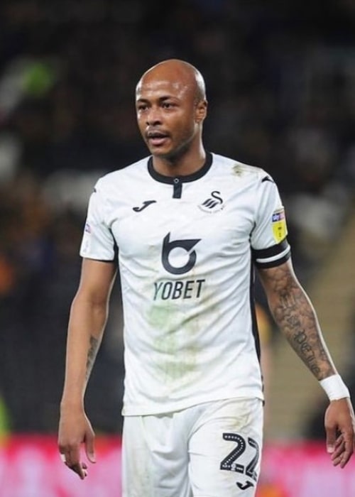 Andr&eacute; Ayew as seen in an Instagram Post in February 2020