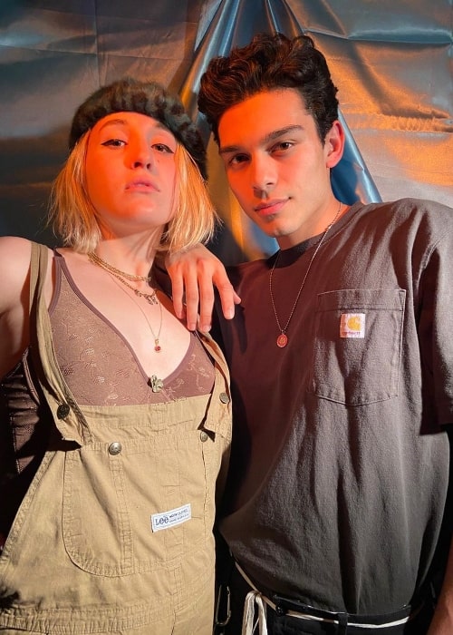 Anthony Keyvan and Harley Quinn Smith in December 2019