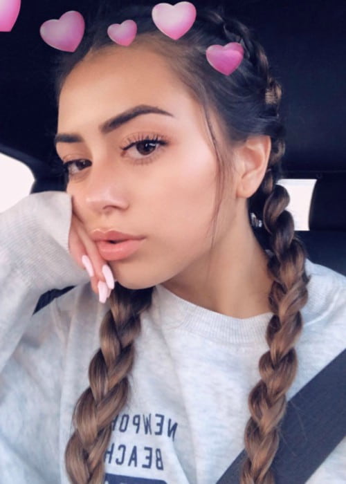 Ashlund Jade in a selfie as seen in February 2018