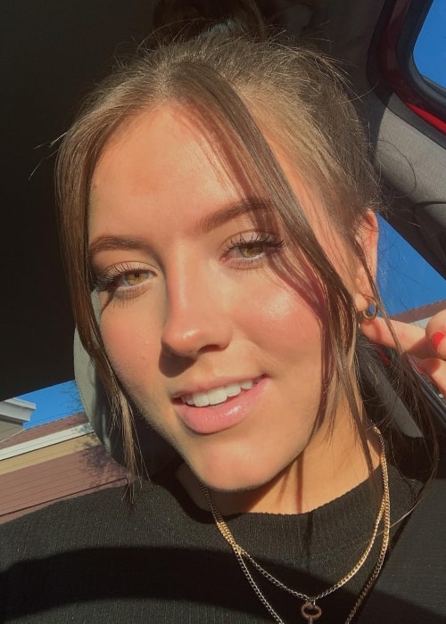Camry McCormick as seen in a selfie that was taken in April 2020
