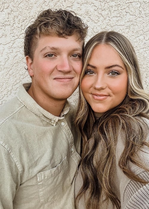 Camry McCormick as seen in a selfie with her husband McKay Smith that was taken in November 2022