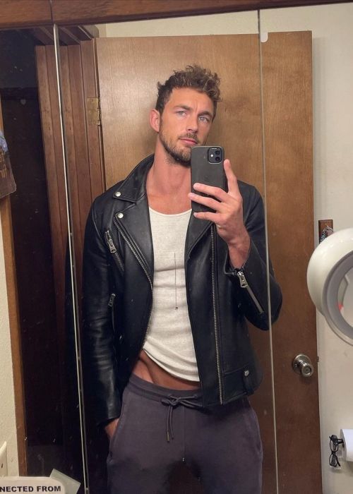 Christian Hogue as seen in a selfie that was taken in November 2020