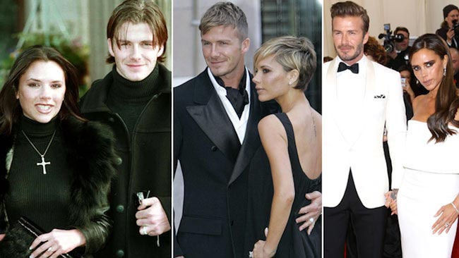 David Beckham and Victoria Beckham