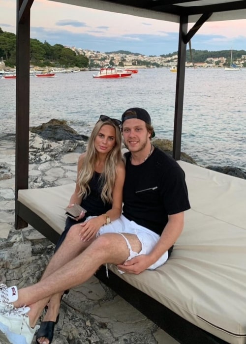 David Pastrň&aacute;k and Rebecca Rohlsson, as seen in 2019