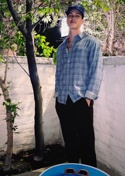 Derek Luh posing for a picture at Parker Palm Springs in Palm Springs, California in August 2021