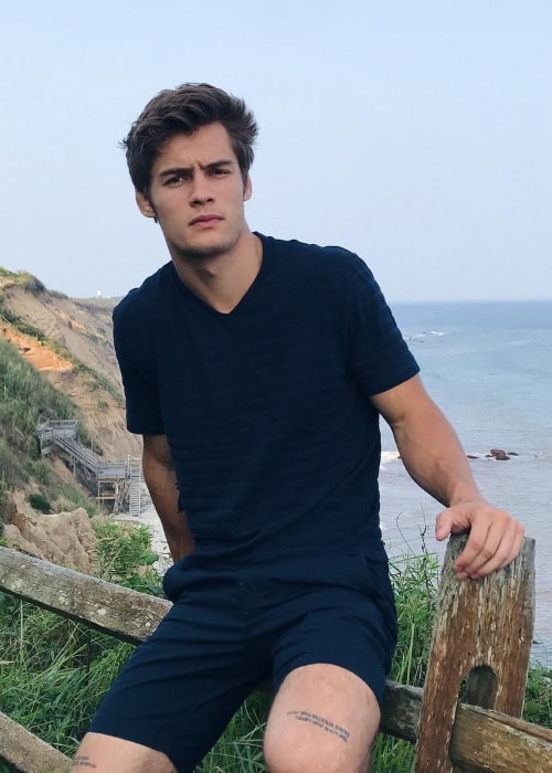 Dylan Geick at Montauk Lighthouse in August 2018