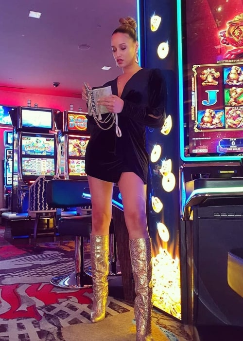 Elarica Johnson as seen in a picture taken in Las Vegas, Nevada in December 2019