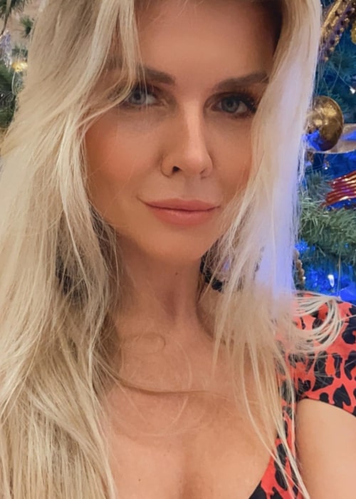 Elena Samodanova as seen in a closeup selfie that was taken in December 2020
