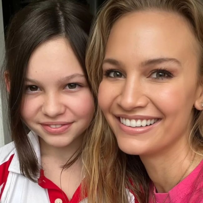 Emilia Saccone-Joly as seen in a selfie with her mother Anna Saccone-Joly that was taken in the past