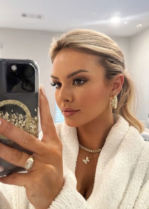 Emmy Medders as seen in a selfie that was taken in March 2023