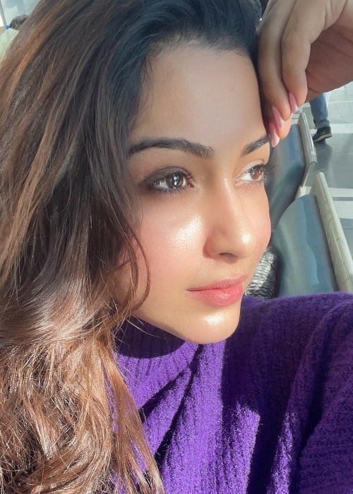 Eshanya Maheshwari as seen in a selfie that was taken in March 2022
