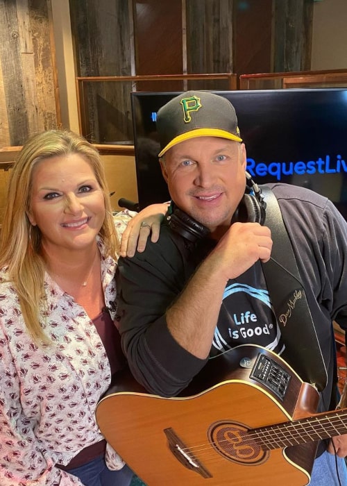 Garth Brooks and Trisha Yearwood, as seen in July 2020