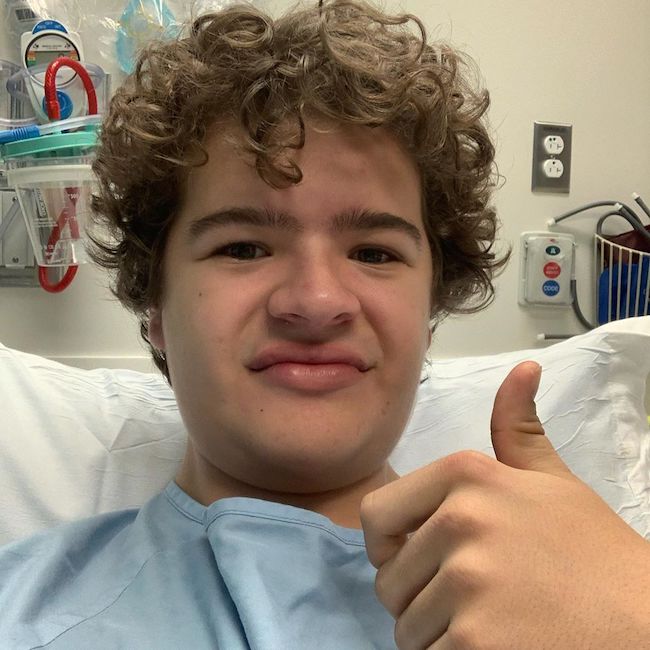 Gaten Matarazzo after surgery #4 of Cleidocranial Dysostosis (CCD) in January 2020
