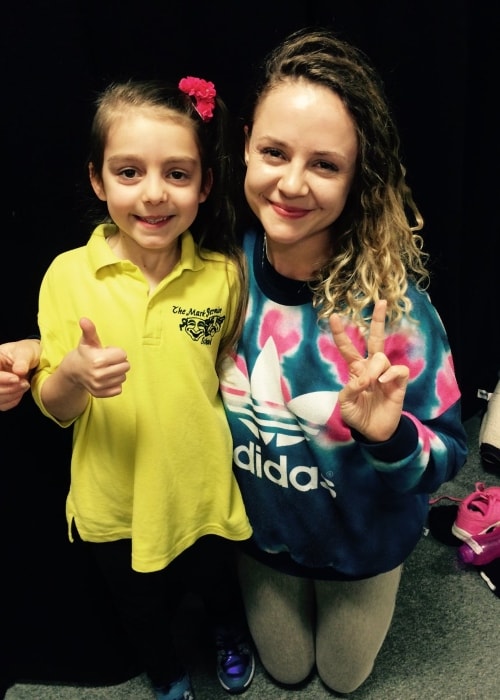 Georgia Henshaw (Right) as seen in March 2017