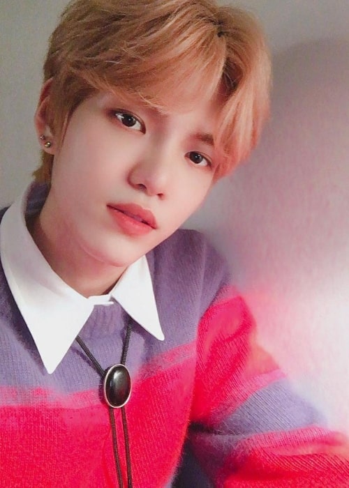 Gyehyeon as seen in a selfie that was taken in December 2020