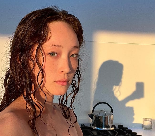 Havana Rose Liu as seen while taking a selfie in August 2022
