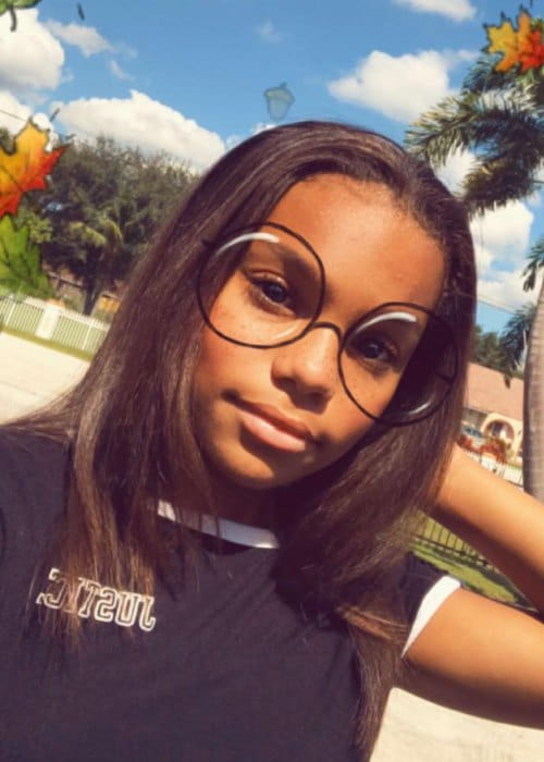 Ilani Pierre in an Instagram selfie as seen in October 2018