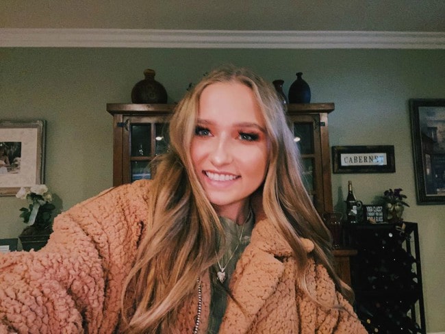 Jenna Arend in a selfie in November 2019