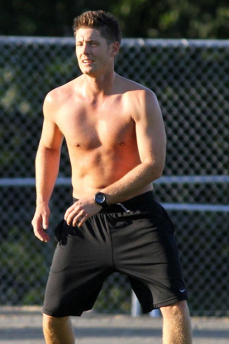 Jensen Ackles shirtless body