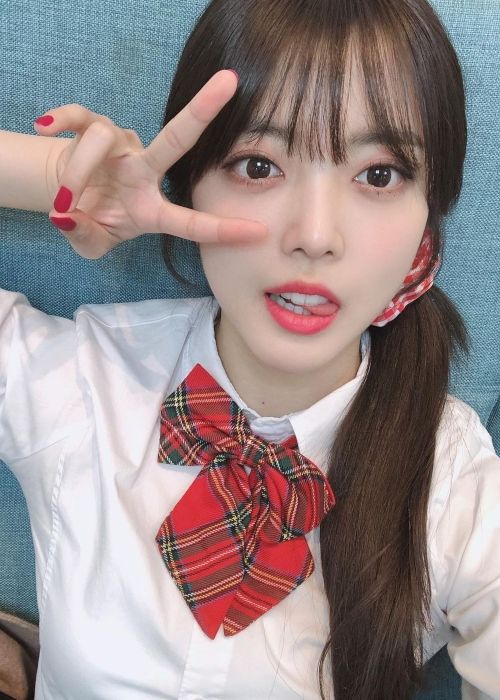 Ji Su-yeon as seen in March 2020
