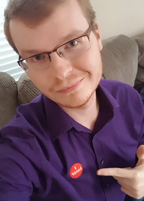 John Robert Bell as seen in a selfie that was taken in Moorhead, Minnesota in August 2018