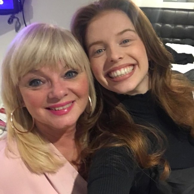 Jordan Clark in a selfie taken with her mother in May 2020
