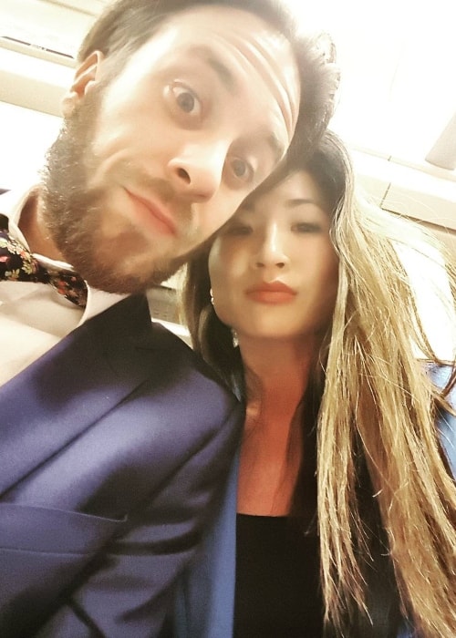 Kae Alexander with Lewis Goody as seen in London, UK in September 2017