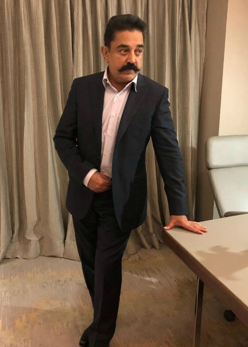 Kamal Haasan in an Instagram post as seen in July 2018