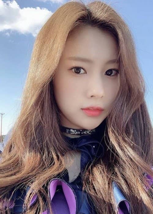 Kang Hyewon in a selfie as seen in February 2019
