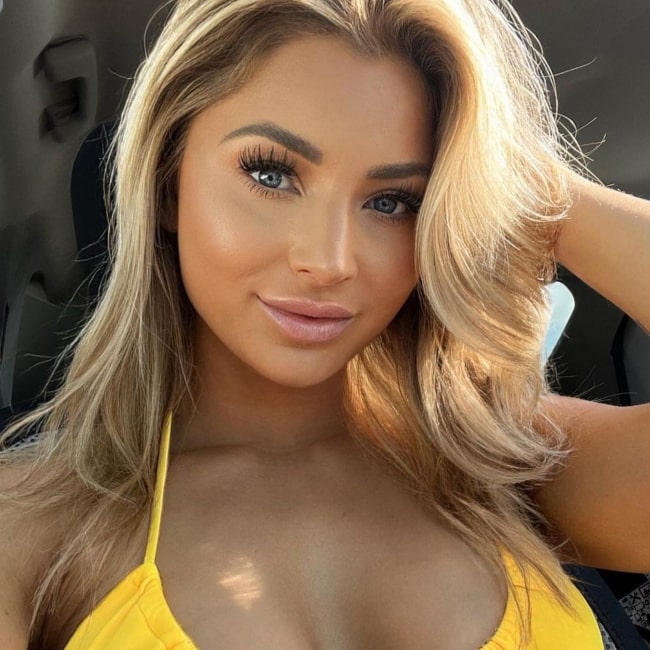 Kennie Leigh as seen in a selfie that was taken in May 2023, at Ft Myers Florida