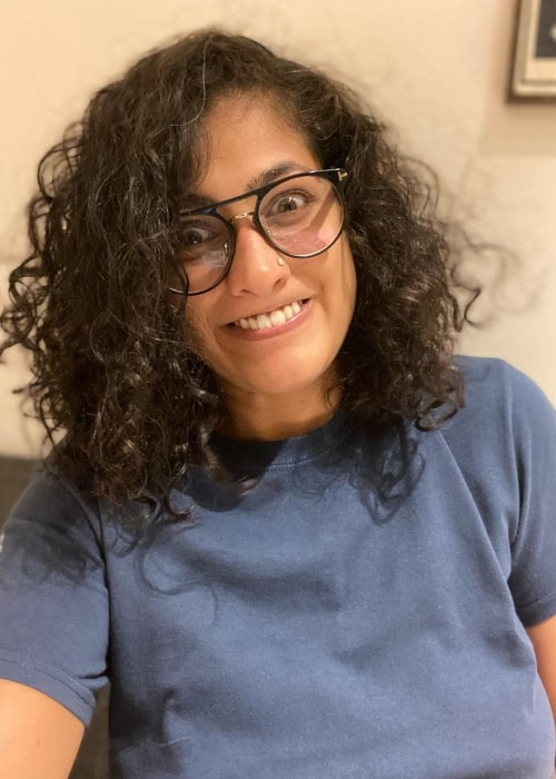 Kubbra Sait as seen in a selfie that was taken in June 2021