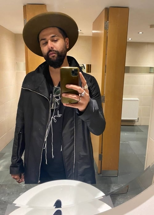 Kunal Rawal as seen in a selfie that was taken in December 2021