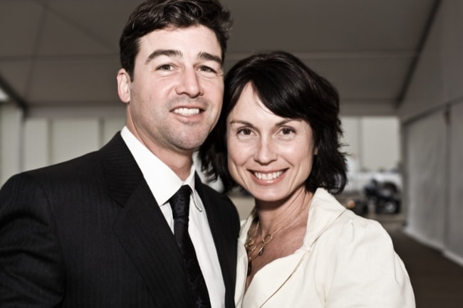 Kyle Chandler with Kathryn Chandler