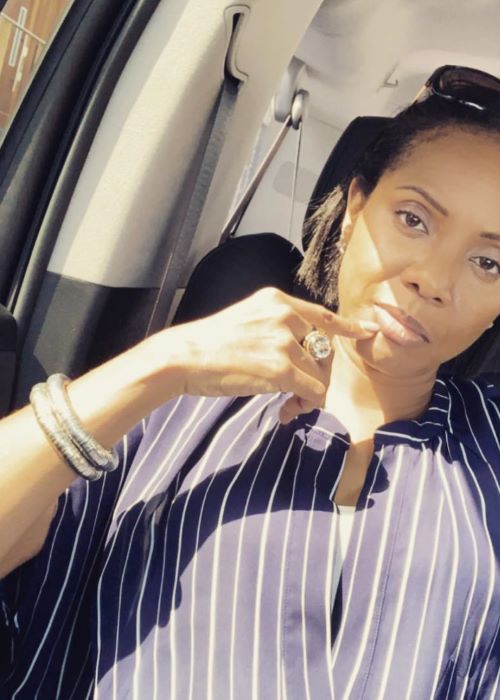 MC Lyte in an Instagram Selfie in April 2019