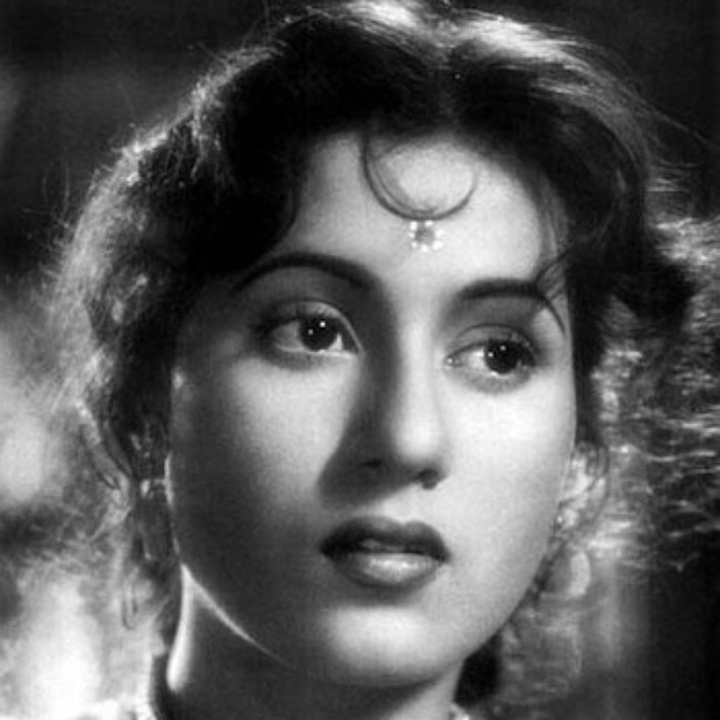 Madhubala in a still from the film Dulari in 1949