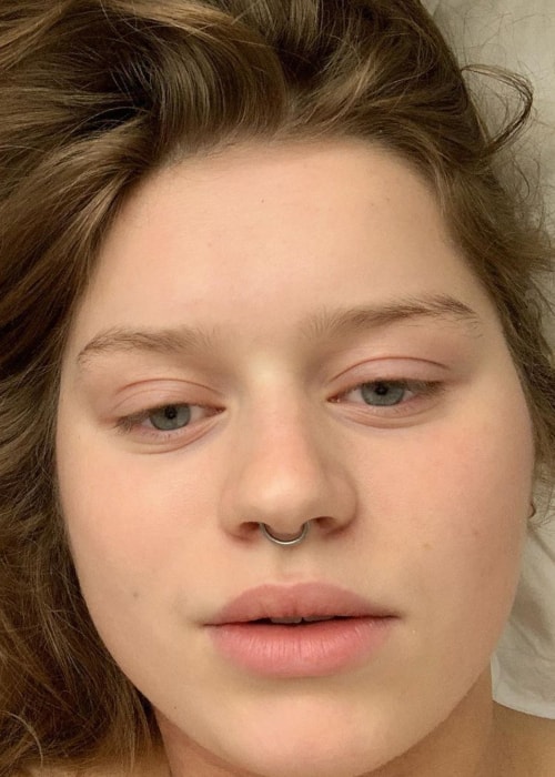 Marie Ulven as seen in a selfie taken in July 2019