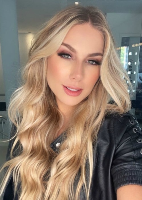 Marthina Brandt in a selfie as seen in February 2020