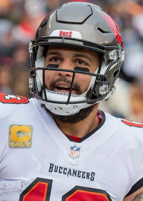 Mike Evans at the Washington Football Team vs Tampa Bay Buccaneers game at the FedEx Field, Landover, Maryland, November 14, 2021