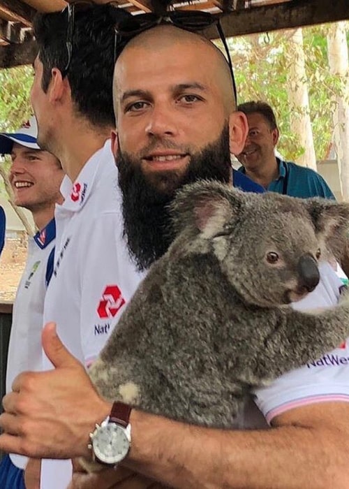 Moeen Ali as seen in an Instagram Post in October 2018