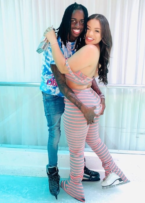 Nyyear Price as seen in a picture that was taken with his beau Jalyn Michelle in March 2020
