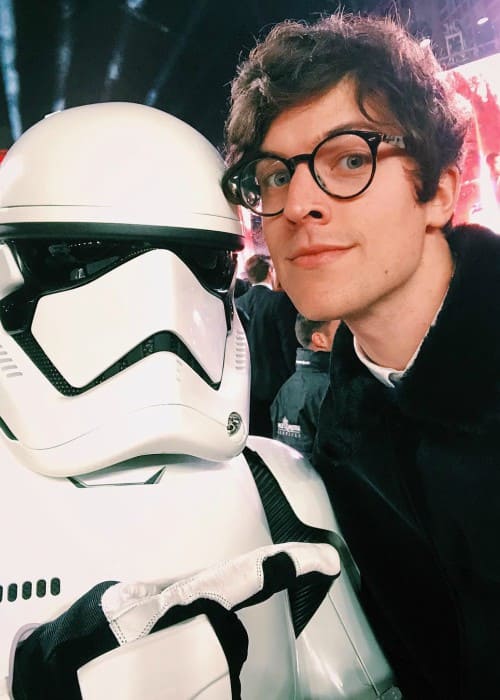 PJ Liguori at the premiere of Star Wars The Last Jedi in December 2017