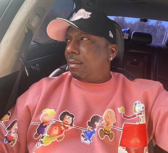 Ras Kass in a selfie in Los Angeles, California in January 2022