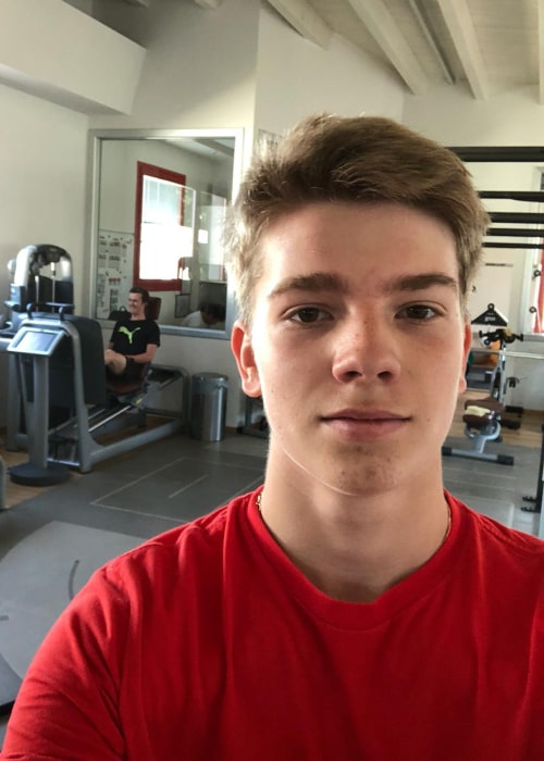 Robert Shwartzman as seen in an Instagram Post in August 2018