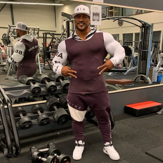 Roelly Winklaar as seen at the gym in September 2019