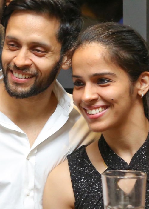 Saina Nehwal and Parupalli Kashyap, as seen in April 2020