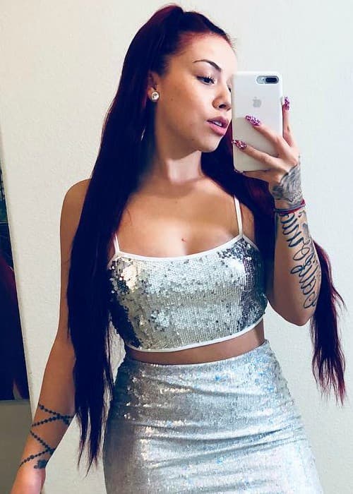 Salice Rose in a selfie in December 2017