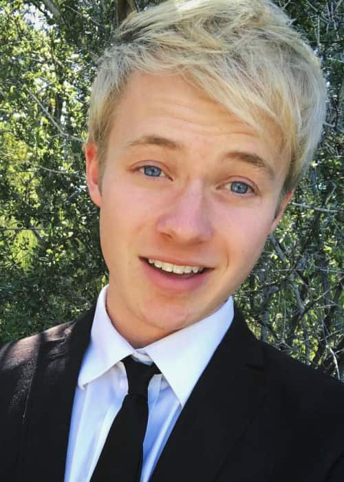 Sam Golbach in an Instagram selfie as seen in June 2017